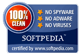 Softpedia 100% CLEAN Certificate
