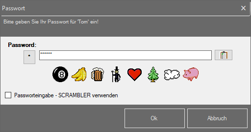 Passworteingabe